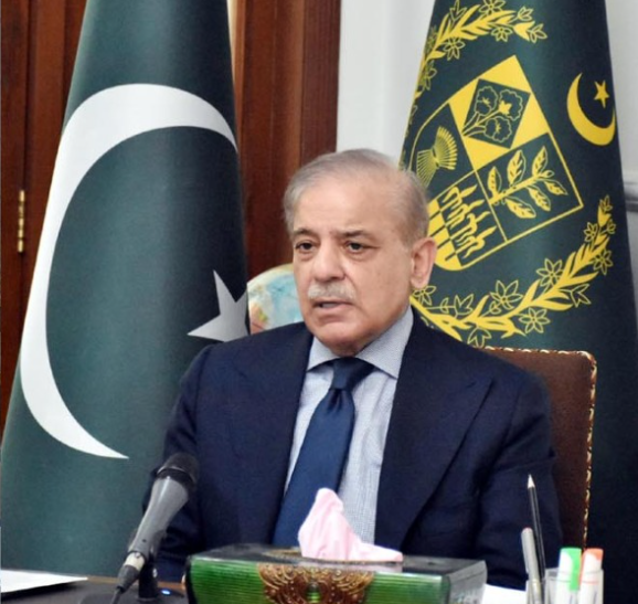 شہبازشریف کی ایرانی صدر مسعود پزشکیان سے ملاقات