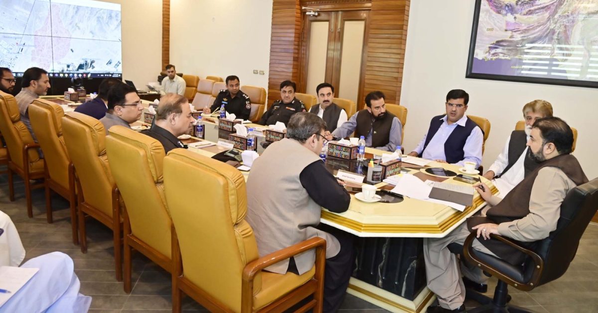 وزیراعلی بگٹی کا لینڈ مافیا کے خلاف سخت اقدامات اٹھانے کی ہدایت